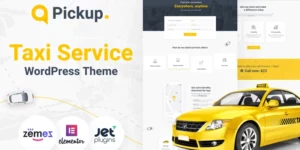 Pickup Fast And Reliable Taxi Service Website WordPress Theme 1.0.0破解版主题