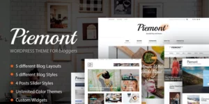 Piemont Premium Travel Lifestyle Responsive WordPress Blog Theme 2.2.1破解版主题