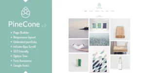 PineCone Creative Portfolio and Blog for Agency 4.5.1破解版主题