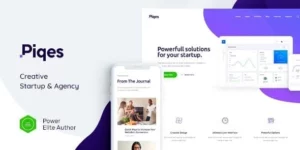 Piqes | Creative Startup Agency WordPress Theme 1.0.8破解版主题