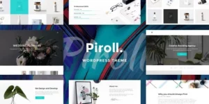 Piroll Portfolio WordPress Theme 1.1.3破解版主题