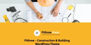 Pithree – Construction Building WordPress Theme 1.8破解版主题