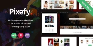 Pixefy | Multipurpose Photography Marketplace Theme + WCFM Plugin 1.2.0.1破解版主题
