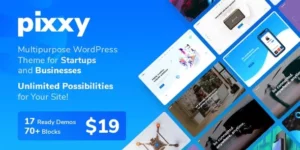 Pixxy Landing Page 1.1.5破解版主题
