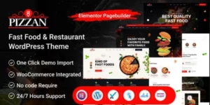 Pizzan Fast Food and Restaurant WordPress Theme 1.0.0破解版主题