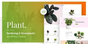 Plant Gardening Houseplants WordPress Theme 1破解版主题
