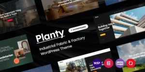 Planty Industrial Fabric Factory WordPress Theme 1.11.0破解版主题