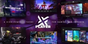 PlayerX A High-powered Theme for Gaming and eSports 2.1破解版主题