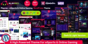 Playrex eSports Gaming WordPress Theme 1.3破解版主题