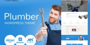 PlumberPro Reliable And Innovative Plumber WordPress Theme 1.0.0破解版主题