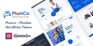 Plumco Plumber WordPress Theme 1.0.3破解版主题