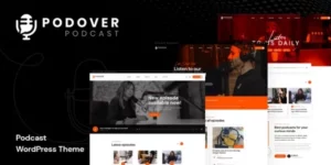 Podover Podcast WordPress Theme 1.0.5破解版主题