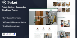Poket Delivery Responsive WordPress Theme 1.0.7破解版主题