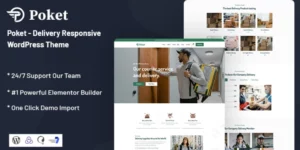 Poket Delivery Responsive WordPress Theme 1.0.7破解版主题