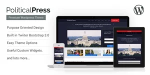 Political Press Responsive WordPress Theme 1.7.3破解版主题
