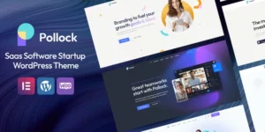 Pollock Saas Software Startup WordPress Theme 1.1.6破解版主题