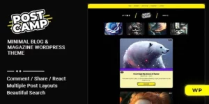 Postcamp Blog Magazine WordPress Theme 1.0.3破解版主题