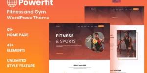 Powerfit Fitness and Gym Responsive WordPress Theme 1.5.1破解版主题