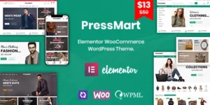PressMart Modern Elementor WooCommerce WordPress Theme 1.2.9破解版主题