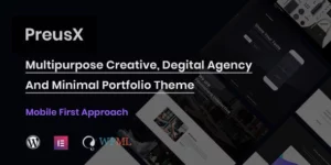 PreusX Digital Agency And Portfolio WordPress Theme 1.3.0破解版主题