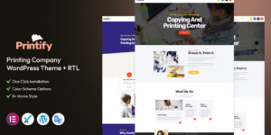 Printify Printing Company WordPress Theme 3.1.0破解版主题