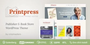 Printpress Book Publishing WordPress Theme 1.1.1破解版主题