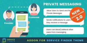 Private Messaging add-on for service finder theme 3.0.0破解版插件