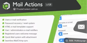 PrivateContent Mail Actions add-on 2.1.3破解版插件
