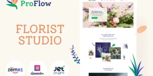 ProFlow Contemporary And Minimalistic Florist WordPress Theme 1.0.0破解版主题