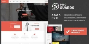 ProGuards Safety Body Guard Security WordPress Theme 1.5破解版主题