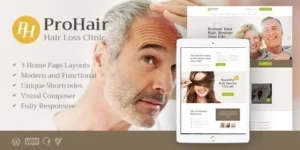 ProHair | Hair Loss Clinic Cosmetology WordPress Theme 1.2.1破解版主题