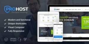 ProHost A Trendy Internet Hosting Technology WordPress Theme 1.4破解版主题