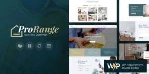 ProRange | Painting Renovation Construction Company WordPress Theme 1.5.1破解版主题