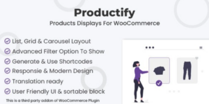 Productify – Products Displays For WooCommerce 1.0.0破解版插件