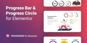Progresser – Progress Bar and Progress Circle for Elementor 1.0.4破解版插件