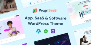 ProgriSaaS Creative Landing Page WordPress Theme 1.1.0破解版主题