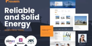 Provem Reliable And Solid Energy WordPress Theme 1.0.1破解版主题