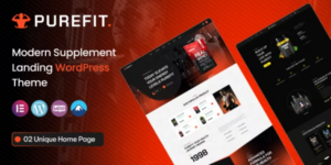 Purefit – Health Supplement WordPress Theme 1.0.0破解版主题