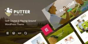 Putter Golf Course Playing Ground WordPress Theme 1.14破解版主题