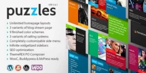 Puzzles | WP Magazine / Review with Store WordPress Theme + RTL 4.2破解版主题