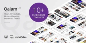 Qalam NewsPaper and Magazine WordPress Theme 1.7.0破解版主题