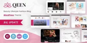Qeen – Fashion Lifestyle Blog WordPress Theme 1.1破解版主题