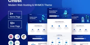 Qhost Modern Web Hosting WHMCS WordPress Theme 1.0.0破解版主题