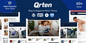 Qrten Block-Based WordPress Theme for Blog Magazine 1.0.0破解版主题