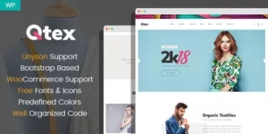 Qtex Manufacturing and Clothing Company WordPress theme 1.2.0破解版主题