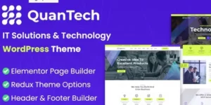 Quantech – IT Solutions Technology WordPress Theme 1.1.0破解版主题