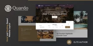 Quardo | Deluxe Hotels WordPress Theme 1.0破解版主题