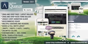 Quasar WordPress Theme with Animation Builder 4.7破解版主题
