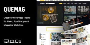 Quemag – Creative WordPress Theme for Bloggers 1.1破解版主题