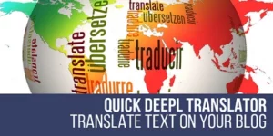 Quick DeepL Translator WordPress Plugin – CodeRevolution 1.0.3破解版插件